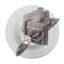 White Shine Round Placemat