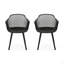 Chaise coquelicot (ensemble de 2)