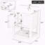 Meuble-lavabo en bois massif 24 po avec lavabo, armoire et tablette ouverte, design Morandi-625656342