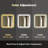 Naliyah Flat Wall Mirror-136953166