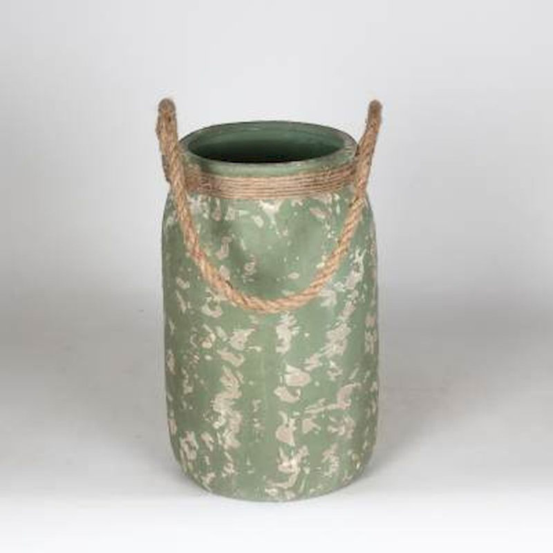 Pot à fleurs suspendu en céramique Amira