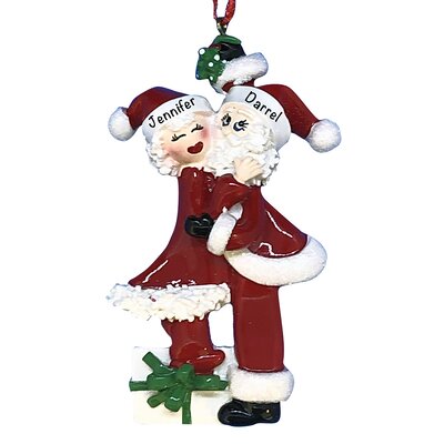 Mr. and Mrs. Claus Couple Hanging Figurine Ornament -  The Holiday Aisle®, B267B0A273384409B31E9184AE55DF86