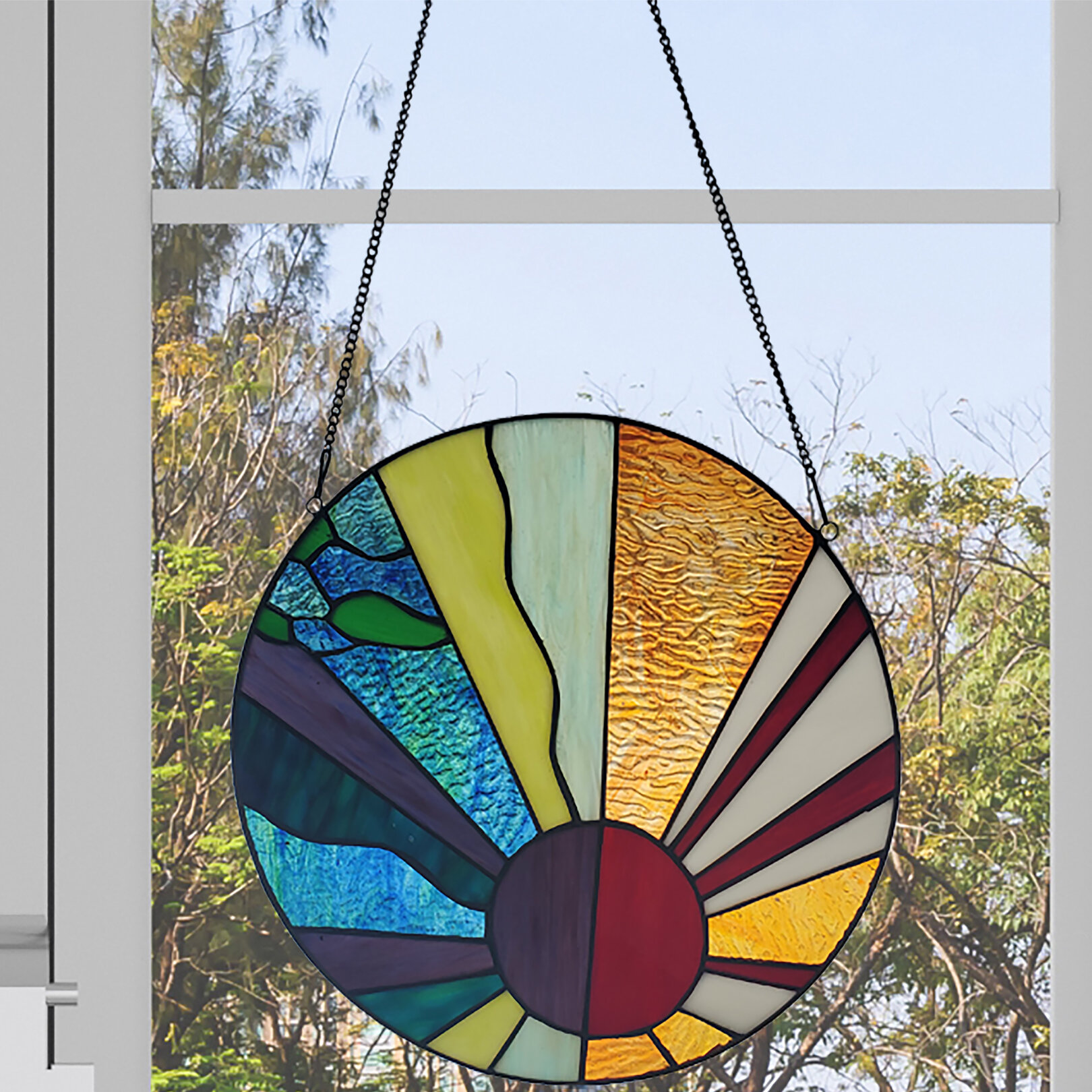 Sunflower Suncatcher Rainbow Window Decal – Maddie Green Boutique