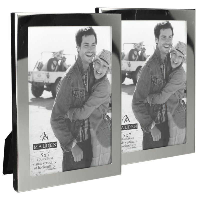 Essentials Silver Metal Matte Picture Frame, 5" x 7"