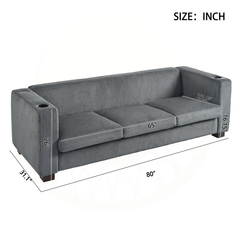 Comfortable and Stylish Ballentine for Relaxing and Enhancing Living Space, Grey