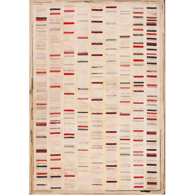 Antique American Hooked Rug American Allover 1920s
