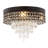 Leverette 15.2" 4-Light Crystal Flush Mount Chandelier-360292418