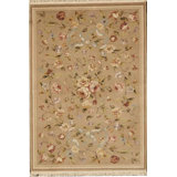 Wool Floral Area Rug