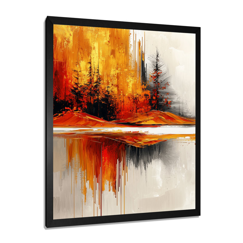Opsincs - Landscapes Wall Art Prints, Black, 20" H x 12" W, Reproduction encadrée d'une seule photo