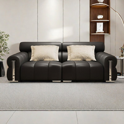 Modern in-line piano key sofa