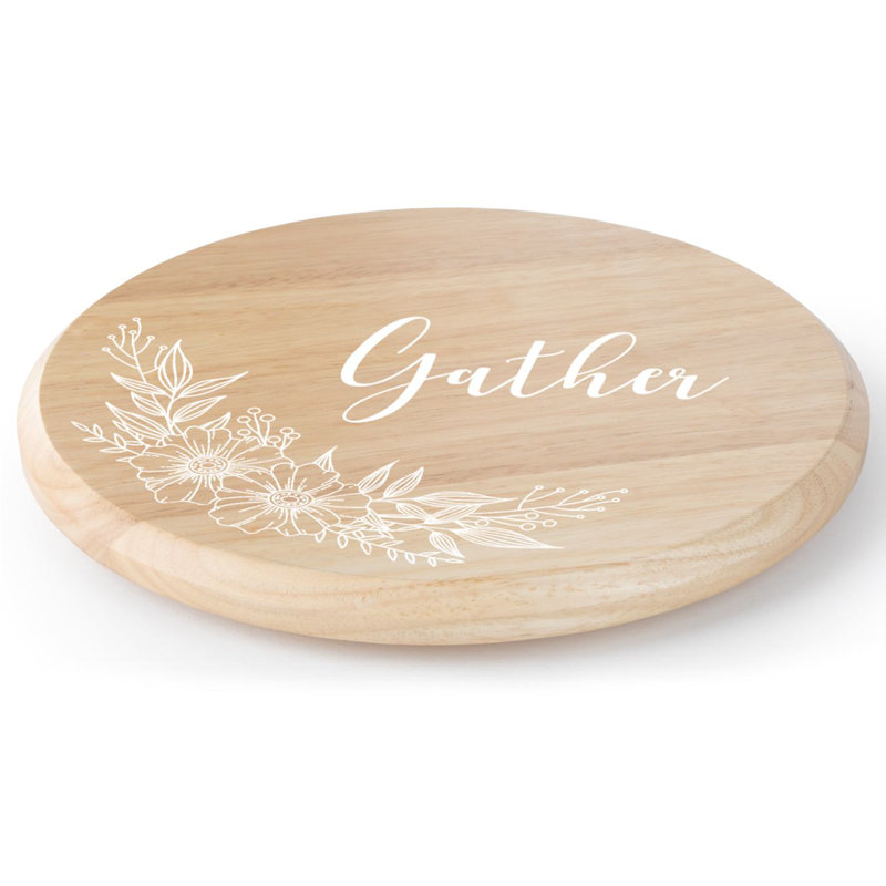 Wood Pizza Serving Dish