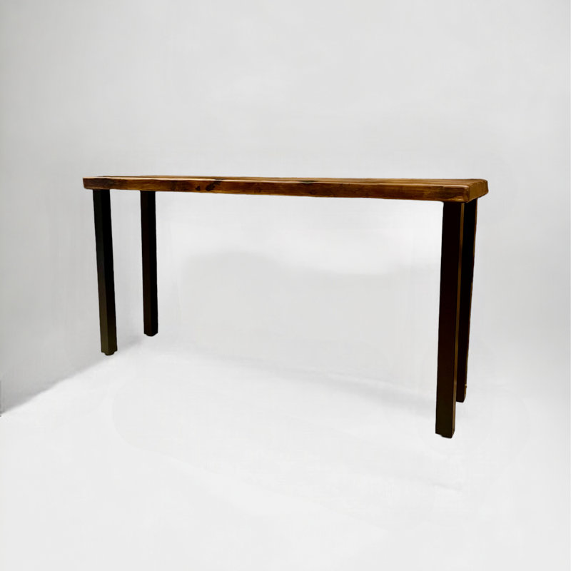 Solid Wood Top Console Table, 29.5" H x 72" W x 15" D