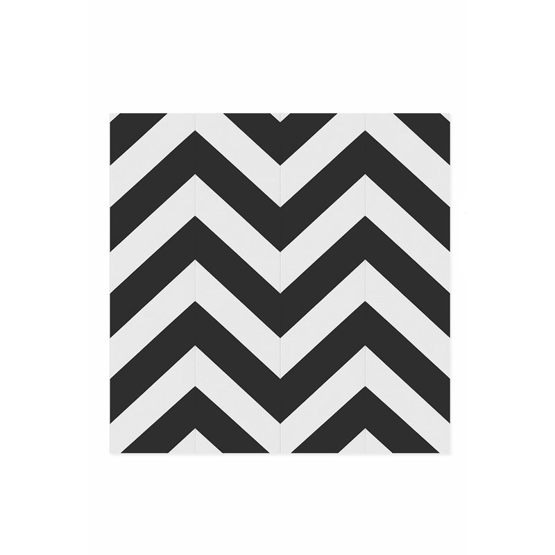 Motif abstrait à chevron abstrait IV, reproduction d'art non encadrée