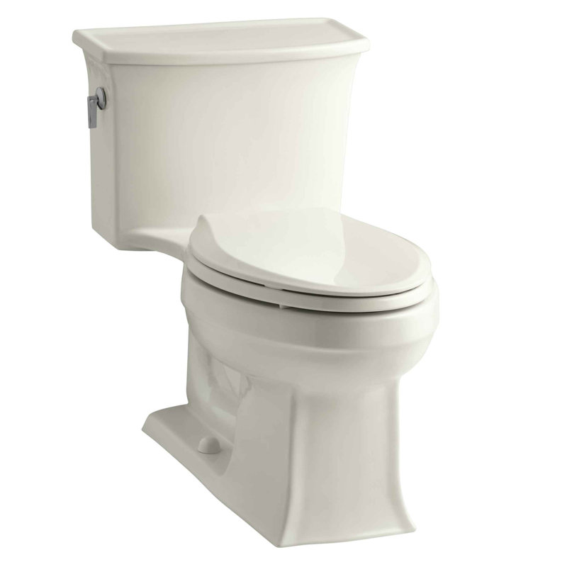 Toilette allongée une pièce 1,28 gpf archer, Biscuit