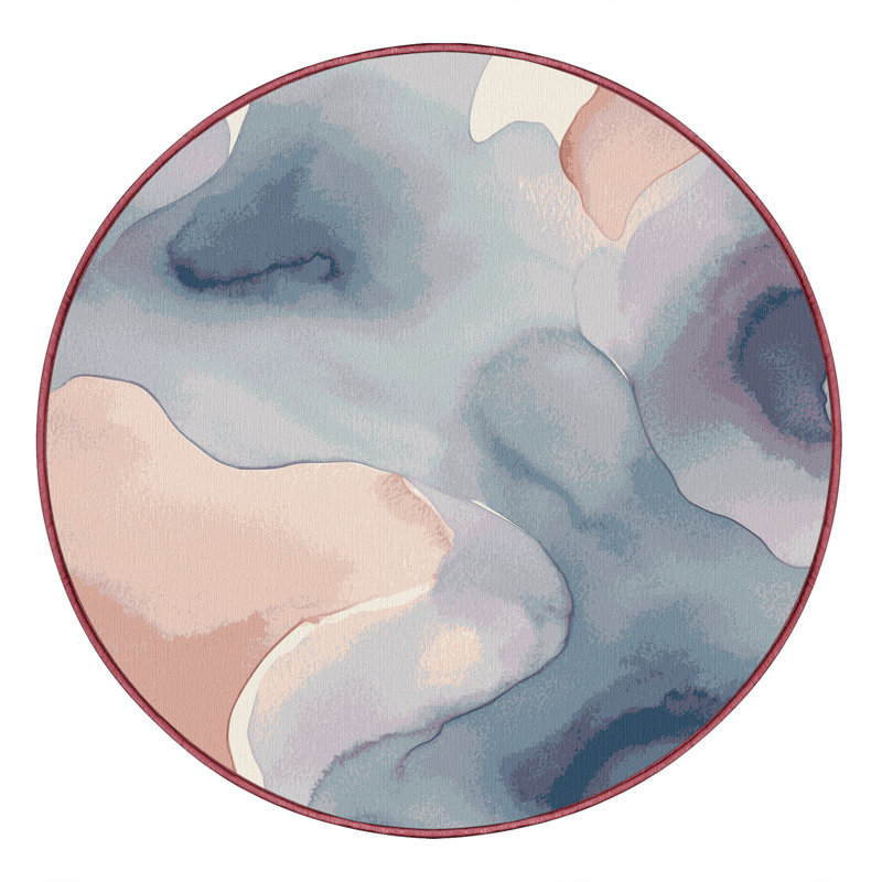 Opal Waves Rug, Round 7'