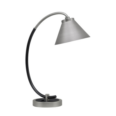 Lampe de bureau en acier inoxydable Waldena