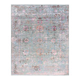 Overdyed One-of-a-Kind 8' 2" X 9' 10" Hand Knotted Area Rug