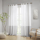 Romo Dual-coloured Semi-Sheer Single Curtain Panel
