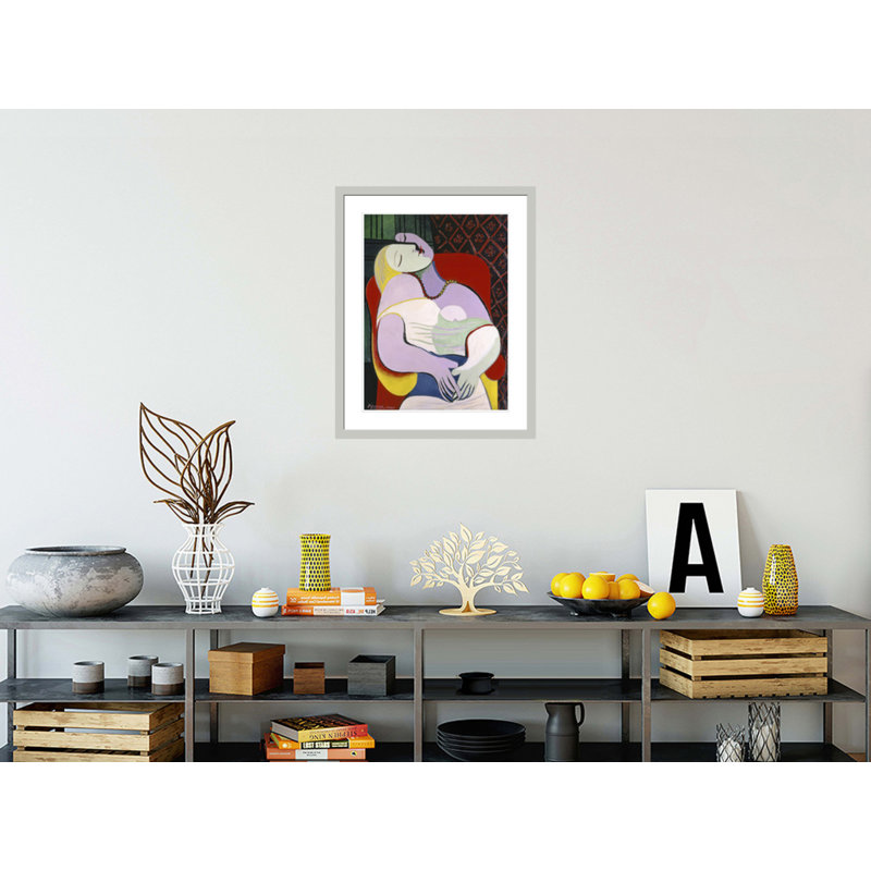 «The Dream» par Pablo Picasso, impression giclée sur cadre, H 29,5 po x l 23,38 po