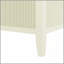 Grand lit plateforme à baldaquin en bois avec lattes de soutien, beige-129230870-129230872