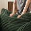 Velours côtelé moderne - Aucun assemblage requis, coussin moelleux, 31,7 kg, idéal pour une méridienne de salon, décoration