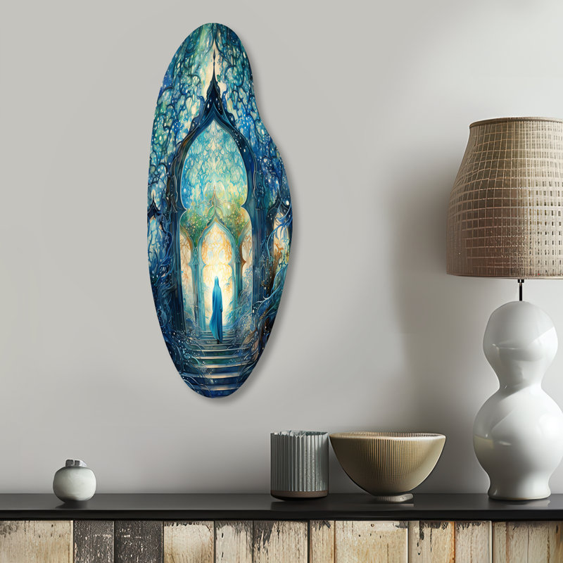 Décoration murale en métal Tegra, H 30 po x l 11 po x P 1 po