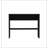 Black Console Table with Open Storage-1087810961