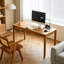 Bureau d'écriture Simple Burlywood-1456135043