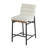 Matao White Fabric Counter Height Chair-93506486