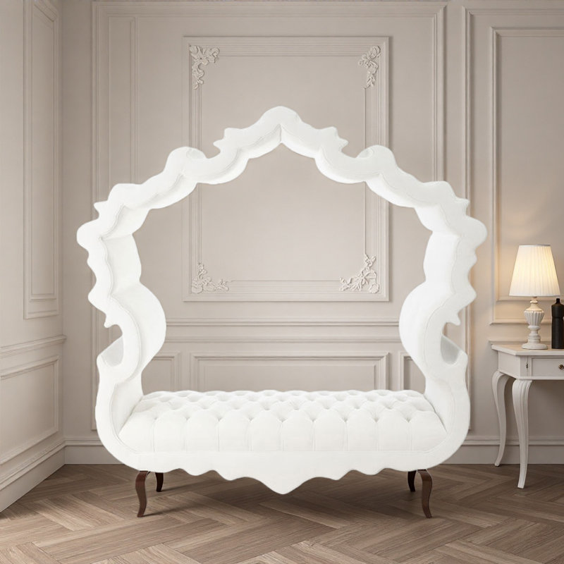 Fauteuil inclinable de forme non conventionnelle, Blanc