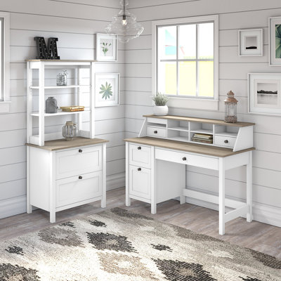 Mayfield 4 Piece Computer Desk Office Set