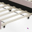 Lit plateforme tapissier avec lit gigogne-106868240
