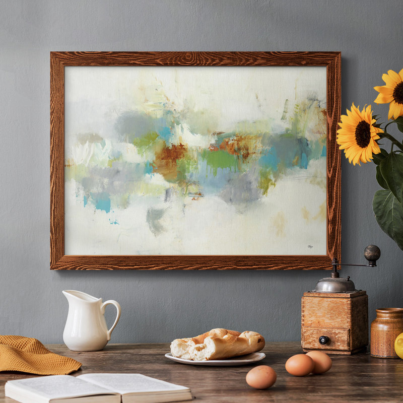 Fortune Found- Rustic Framed Gallery Wrapped Canvas, Maple, 26" H x 38" W x 1.5" D