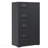 Metal Storage Vertical Filing Cabinet With Lock, Steel File Locker With 4 Drawers And 1 Door For School, Living Room, Bedroom, Office (Black)-12611791