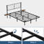 Aether Iron Floating Double Bed Frame with USB-C Charging & Lighting, No Box Spring Needed