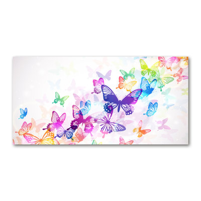 Colourful Butterflies - Wrapped Canvas Print