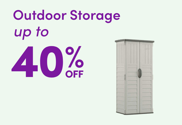 Outdoor Storage Sale