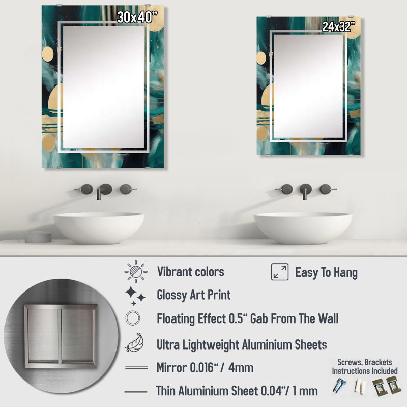Miroir Senteno, 32 po x 24 po