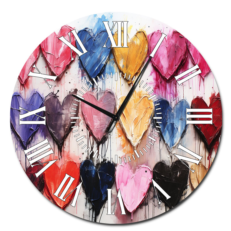 Horloge murale Pop Art, Surdimensionné