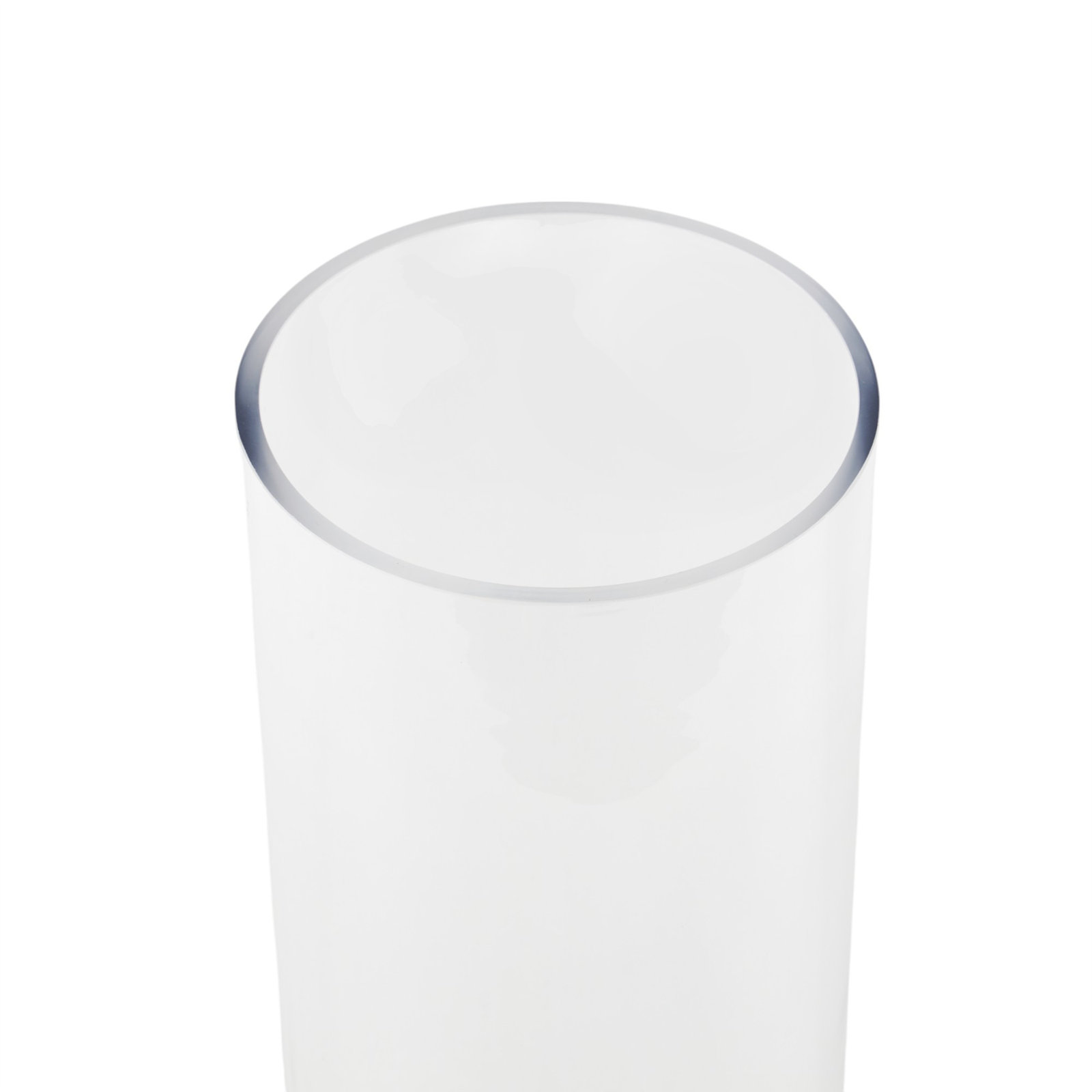 Glass Table Vase, 23.8" H x 6.1" W x 6.1" D