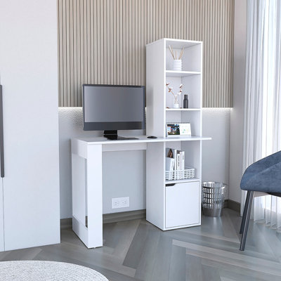 Bureau d'écriture avec bibliothèque et armoire