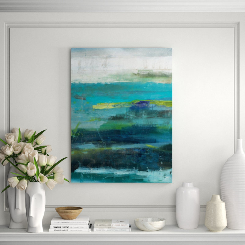 Mood Blue II Print by Chelsea Art Studio, 40" H x 30" W, Plexi