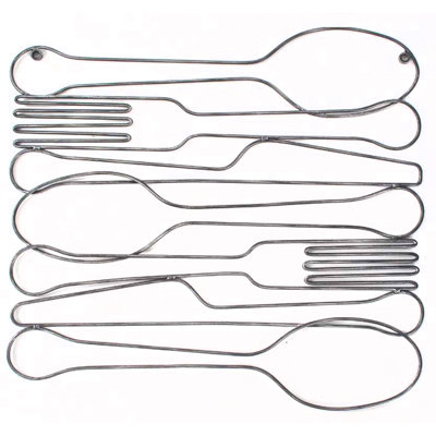 Art for the Home Dinner Time Metal Wall Art