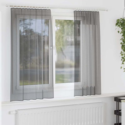Semi Sheer Curtain Pair