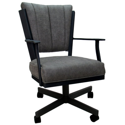 Chaise pivotante avec accoudoirs