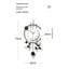 Horloge murale Panda Creative Minimalist
