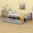 Platform Bed, With Two Drawers-1977191207