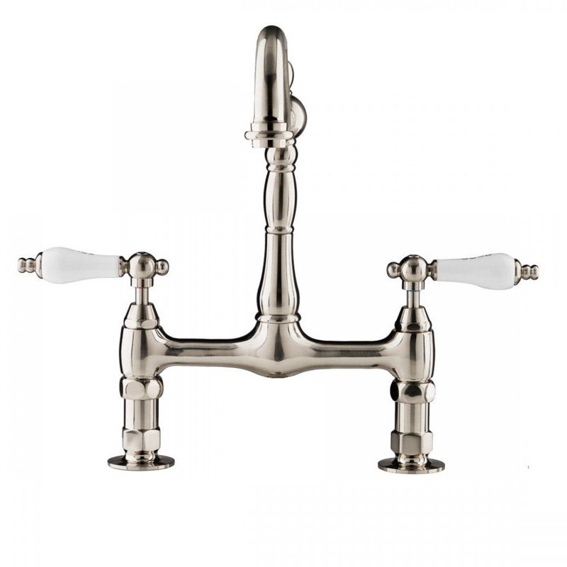 Chevington Kitchen Faucet, Brushed Nickel