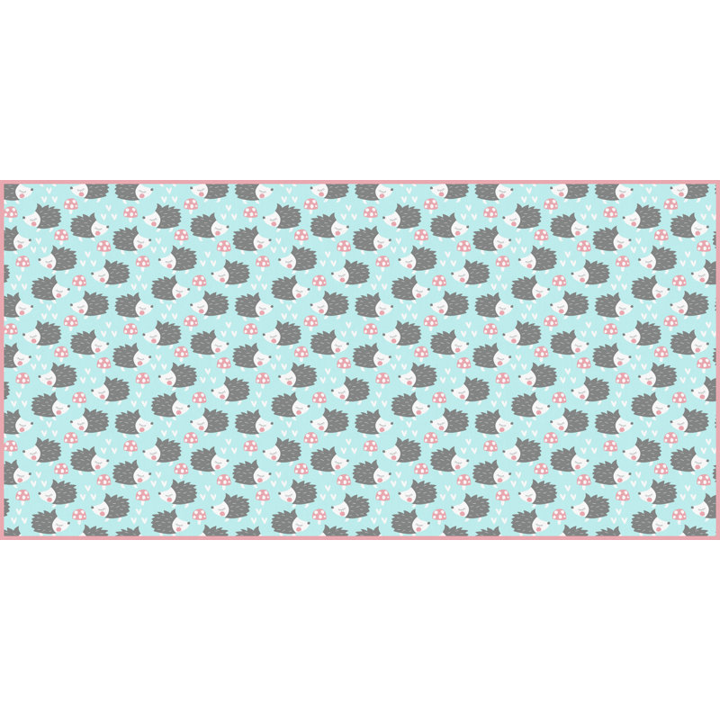 Alcinda Vinyl Machine Printed Area Rug, Rectangle 100 x 150cm