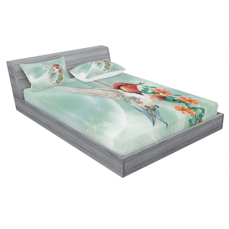 Microfiber Sheet Set, Full Sheet Set with Fitted Sheet